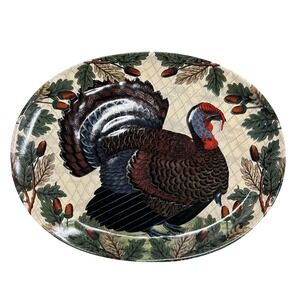 John Derian for Target Turkey Serving Platter Thanksgiving Fall Stoneware 2024